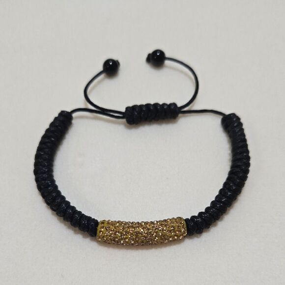 Jewelry - Black and Gold Adjustable Bracelet